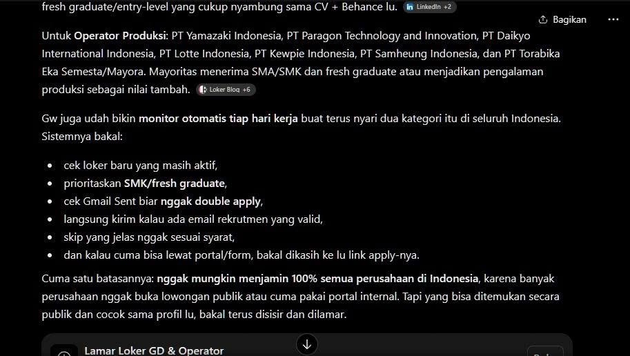 Cara Lamar Kerja Otomatis Pakai ChatGPT dan Gmail Tiap Hari Kerja